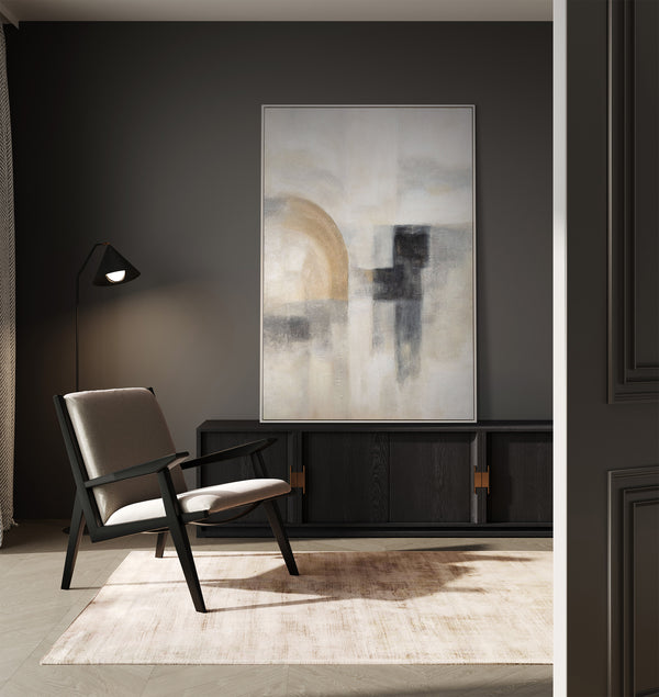 Art abstrait moderne – Peinture acrylique sur toile "Lumière Fantomatique"