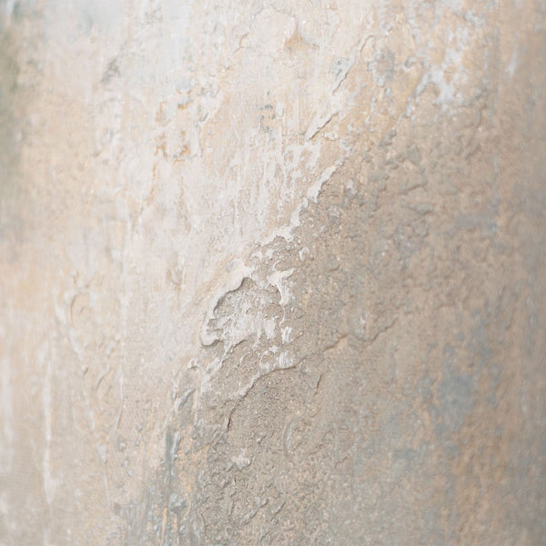 Tableau abstrait encadré - Art mural moderne beige, bleu et or « Transitions de lumière »