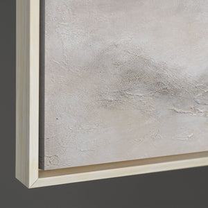 Peinture encadrée « Distance nébuleuse » – Art abstrait moderne