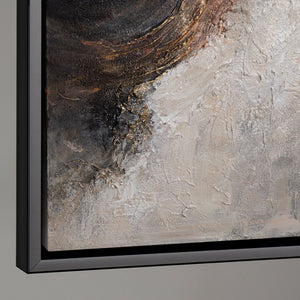 Modernes Acrylbild „Element in Bewegung“ abstrakte Wandkunst mit Struktur