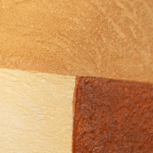 Peinture géométrique abstraite peinte à la main « Entrelacement de formes », encadrée