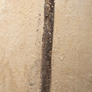 Peinture acrylique peinte à la main « Souffle d'été » – Art abstrait moderne avec cadre