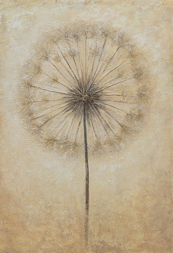 Peinture acrylique peinte à la main « Souffle d'été » – Art abstrait moderne avec cadre