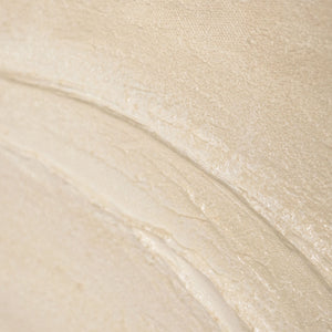 Tableau abstrait sur toile « Soleil de sable » aux tons beiges chauds - peinture moderne avec cadre