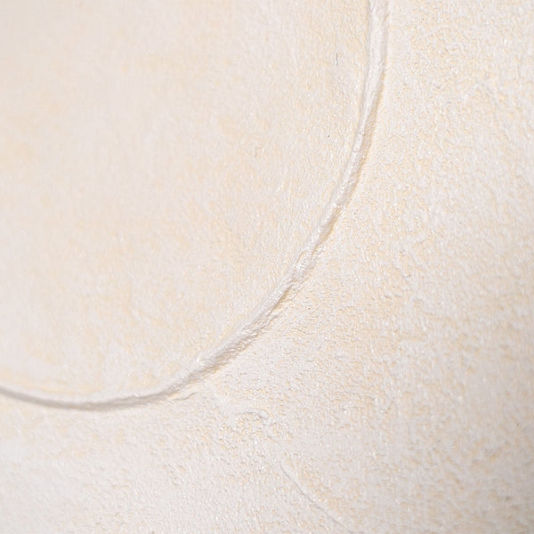 Impression sur toile abstraite « Code blanc » encadrée – art mural moderne