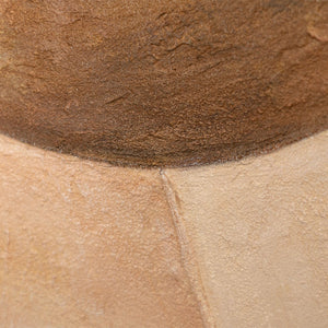 Peinture abstraite apaisante encadrée « Cycle de la vie » sur toile