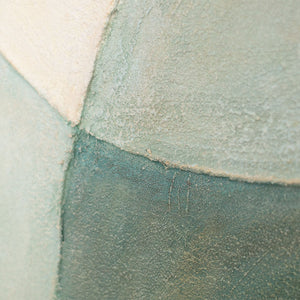 Peinture abstraite apaisante encadrée « Cycle de la vie » sur toile