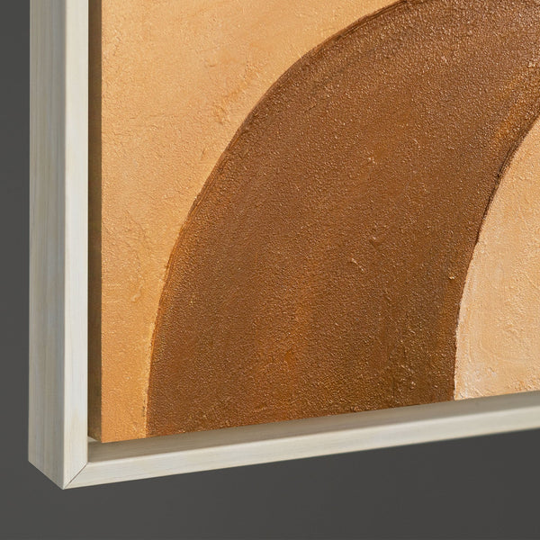 La peinture abstraite comme décoration murale moderne dans le contexte de « La courbure de l'horizon »