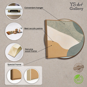 Tableaux acryliques modernes comme décoration murale apaisante dans le cadre « Ligne éternelle »