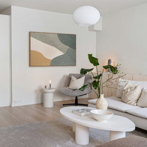 Tableaux acryliques modernes comme décoration murale apaisante dans le cadre « Ligne éternelle »