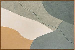 Tableaux acryliques modernes comme décoration murale apaisante dans le cadre « Ligne éternelle »