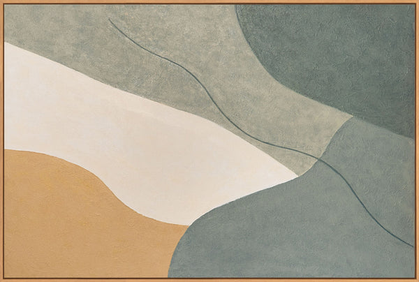 Tableaux acryliques modernes comme décoration murale apaisante dans le cadre « Ligne éternelle »