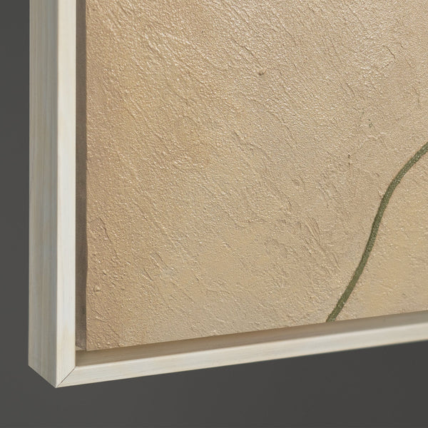 Impressions sur toile modernes aux lignes organiques dans le cadre « Sandweg »