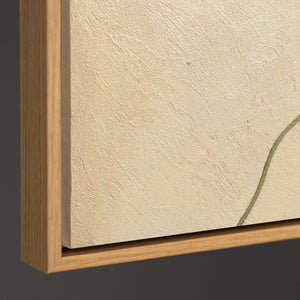 Impressions sur toile modernes aux lignes organiques dans le cadre « Sandweg »