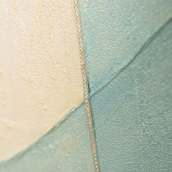 Peintures acryliques apaisantes aux couleurs naturelles, art mural moderne « Aube sur la mer »