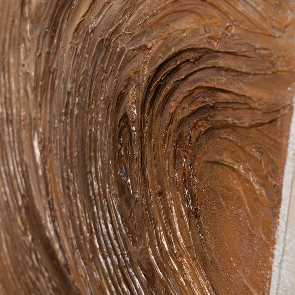 Tableau abstrait « Lignes et cercles » – Décoration murale géométrique avec cadre