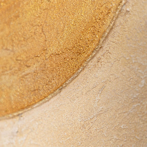 Gemälde mit Struktur und Geometrie im Rahmen „Form und Textur“