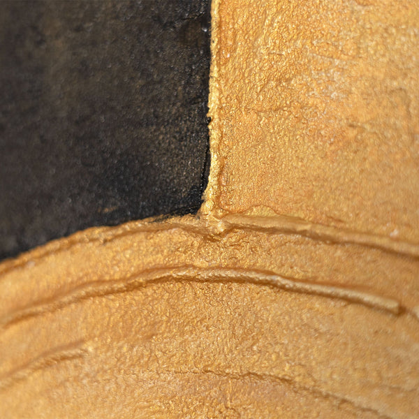 Gemälde mit Struktur und Geometrie im Rahmen „Form und Textur“