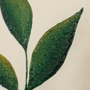 Peinture acrylique peinte à la main « Équilibre de fertilité » – Art mural abstrait avec texture