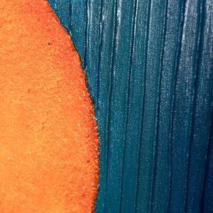 Peinture acrylique peinte à la main « Équilibre de fertilité » – Art mural abstrait avec texture