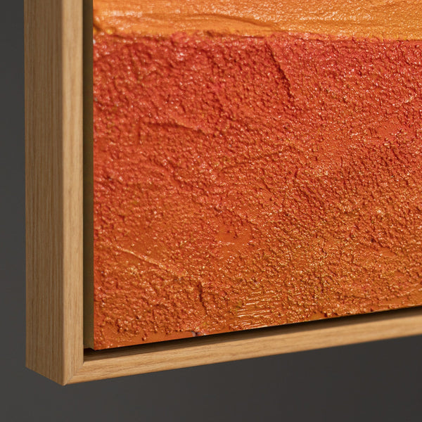 Peinture acrylique peinte à la main « Équilibre de fertilité » – Art mural abstrait avec texture