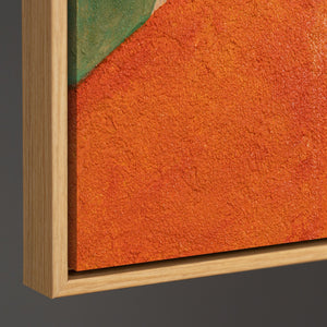 Abstrakte Wandkunst mit Rahmen für elegante Innenräume