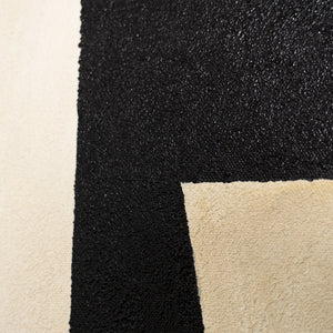 Peinture acrylique peinte à la main avec cadre « Géométrie du visage » – Art mural cubiste sur toile