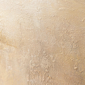 Tableau moderne encadré « Matin brumeux » – peinture acrylique texturée sur toile