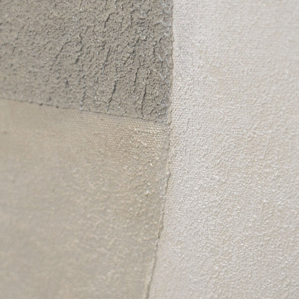 Tableau géométrique « Le silence de la géométrie » – Peinture acrylique minimaliste peinte à la main