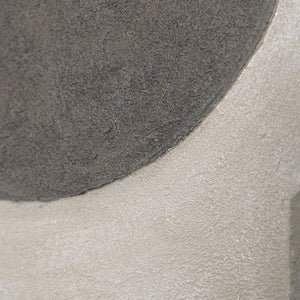 Tableau géométrique « Le silence de la géométrie » – Peinture acrylique minimaliste peinte à la main