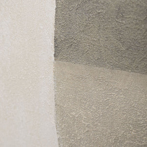 Tableau géométrique « Le silence de la géométrie » – Peinture acrylique minimaliste peinte à la main