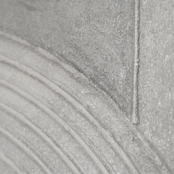 Toile abstraite « Accord gris » – Décoration murale moderne pour salon