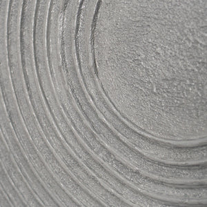 Toile abstraite « Accord gris » – Décoration murale moderne pour salon