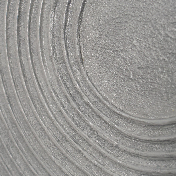 Toile abstraite « Accord gris » – Décoration murale moderne pour salon