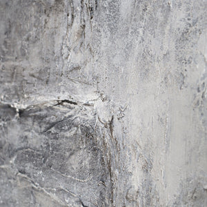 Impression sur toile encadrée « Souvenir de la pierre » – Peinture acrylique texturée effet béton