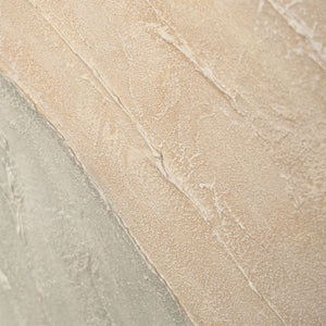 Peinture acrylique texturée dans le cadre « Traces de pluie »