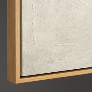 Peinture acrylique texturée dans le cadre « Traces de pluie »