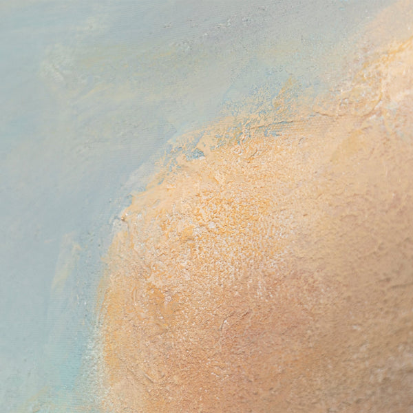 Tableau sur toile peint à la main « Légèreté de l'être » – Peinture acrylique moderne sur le thème de la mer