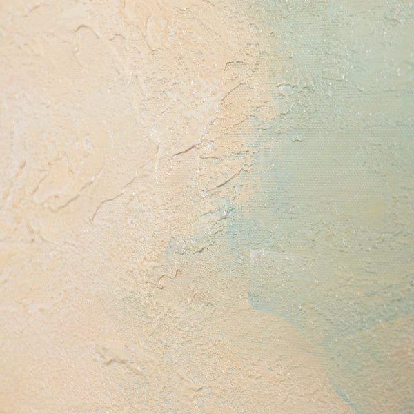 Tableau sur toile peint à la main « Légèreté de l'être » – Peinture acrylique moderne sur le thème de la mer