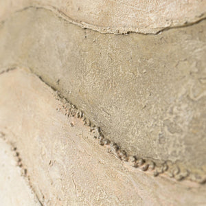 Handgemalte Naturtöne – Moderne Gemälde auf Leinwand mit Rahmen „Schatten und Sand“