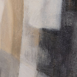 Tableau peint à la main « Lumière fantomatique » – Peinture moderne texturée avec cadre