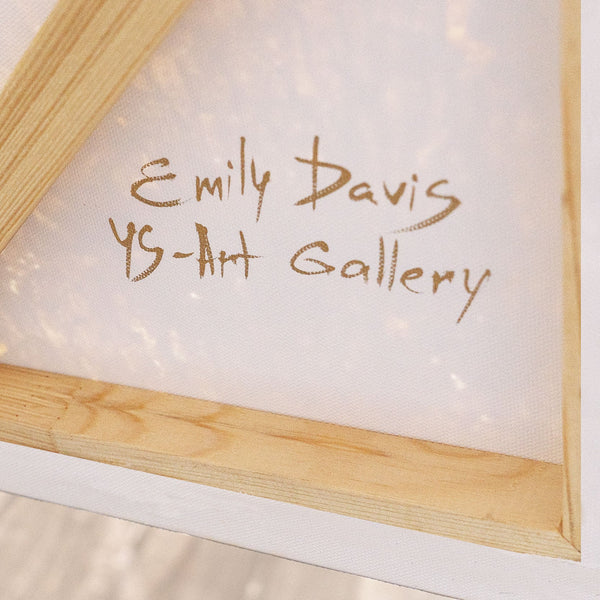 Peinture texturée – Toile peinte à la main « Équilibre des contrastes »