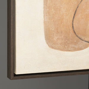 Peinture texturée – Toile peinte à la main « Équilibre des contrastes »