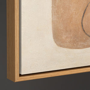 Peinture texturée – Toile peinte à la main « Équilibre des contrastes »