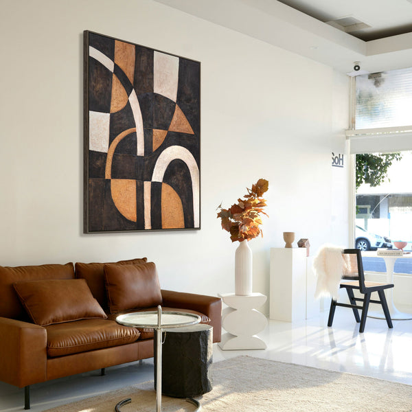 Moderne Wandkunst im Wohnraum Stil