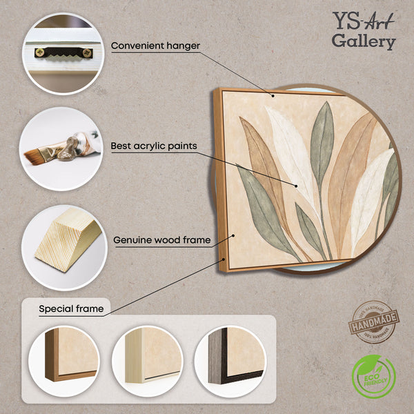 Handgemalte Acrylkunst Strukturmalerei