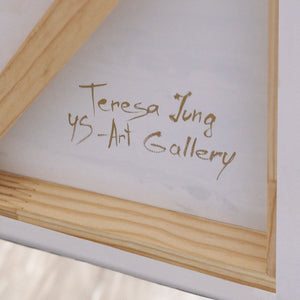 Toile encadrée moderne « Doux lever de soleil » – Art abstrait aux tons terreux