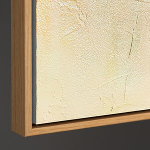 Strukturierte Acrylmalerei mit Rahmen „Gleichgewicht“ – Geometrische Abstrakte Kunst