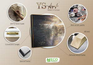 Handgemalte bilder auf leinwand "Weltall"