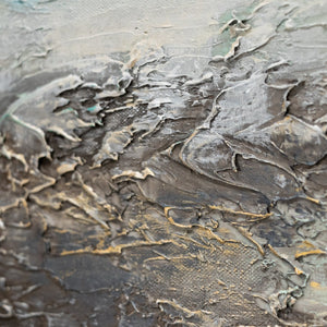 Nahaufnahme Struktur Surferbild Acryl mit Textur